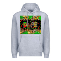 Heather Grey dope juneteenth Premium Hoodie - Zillion Design Studio