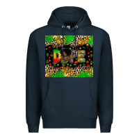 Navy dope juneteenth Premium Hoodie - Zillion Design Studio