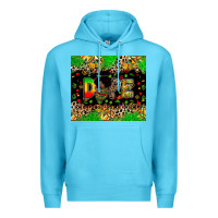Ocean Blue dope juneteenth Premium Hoodie - Zillion Design Studio