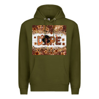 Army Green Dope Melanin Premium Hoodie - Zillion Design Studio
