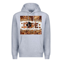 Heather Grey Dope Melanin Premium Hoodie - Zillion Design Studio