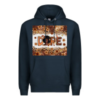 Navy Dope Melanin Premium Hoodie - Zillion Design Studio