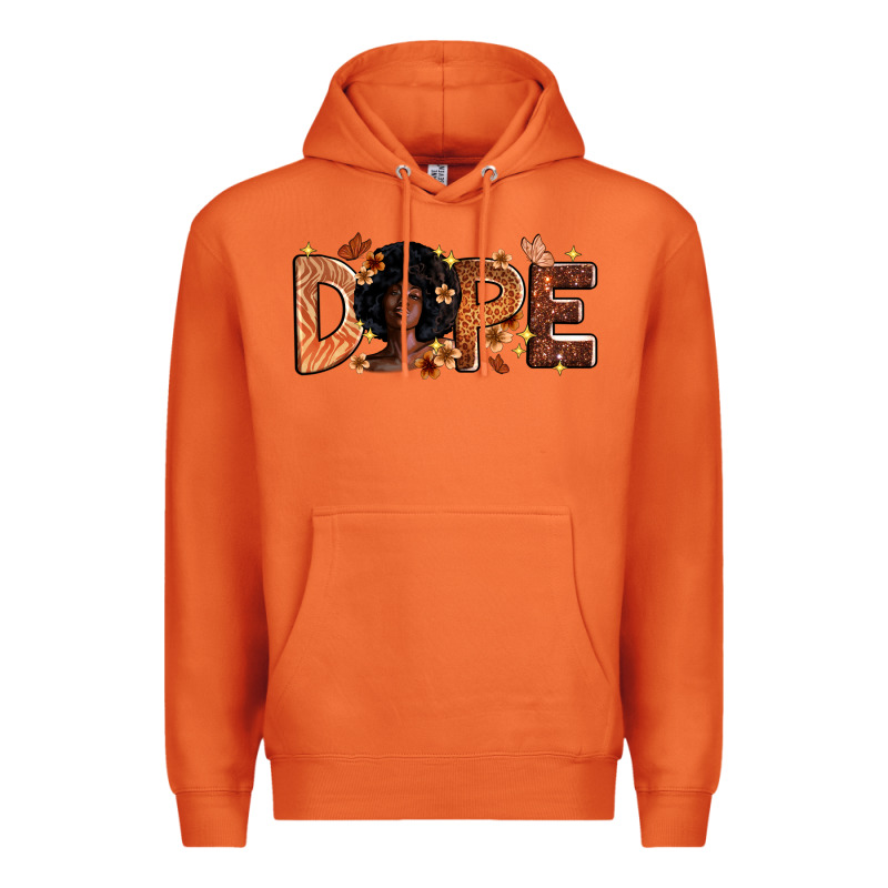 Dope Melanin Premium Hoodie by Zillion Design Studio | Teevron