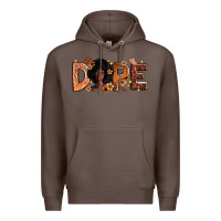 Coffee Dope Melanin Premium Hoodie - Zillion Design Studio