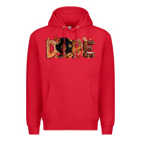 Red Dope Melanin Premium Hoodie - Zillion Design Studio