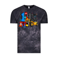 Cloud Black forklift birthday one Vintage Tee - Artiststas