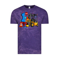 Cloud Purple forklift birthday one Vintage Tee - Artiststas