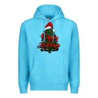 Happy Holidays Christmas Tree Premium Hoodie | Teevron
