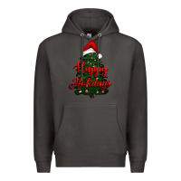Smoke happy holidays christmas tree Premium Hoodie - RanaPortraitStore