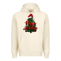 Tofu happy holidays christmas tree Premium Hoodie - RanaPortraitStore
