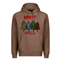 Chestnut holly jolly Christmas trees Premium Hoodie - RanaPortraitStore