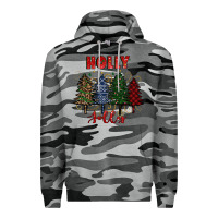 Slate Camo holly jolly Christmas trees Premium Hoodie - RanaPortraitStore