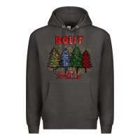 Smoke holly jolly Christmas trees Premium Hoodie - RanaPortraitStore