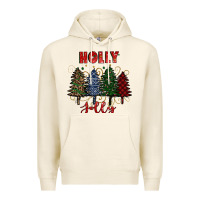 Tofu holly jolly Christmas trees Premium Hoodie - RanaPortraitStore
