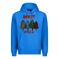 True Royal holly jolly Christmas trees Premium Hoodie - RanaPortraitStore