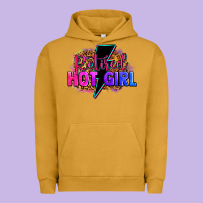 Retired Hot Girl Urban Hoodie Designed By Zillion Design Studio