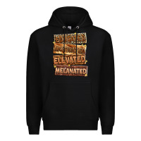 Black Educated motivated elevated melanated Premium Hoodie - Zillion Design Studio