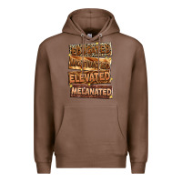 Chestnut Educated motivated elevated melanated Premium Hoodie - Zillion Design Studio