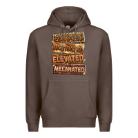 Coffee Educated motivated elevated melanated Premium Hoodie - Zillion Design Studio