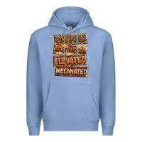 Colony Blue Educated motivated elevated melanated Premium Hoodie - Zillion Design Studio