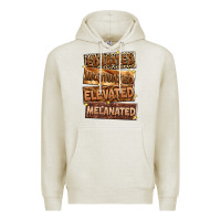 Oatmeal Heather Educated motivated elevated melanated Premium Hoodie - Zillion Design Studio