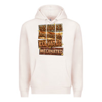 Pale Pink Educated motivated elevated melanated Premium Hoodie - Zillion Design Studio