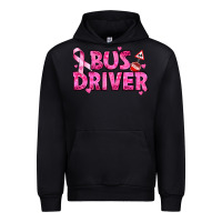 Black breast cancer bus driver Urban Hoodie - texasbilliewilder