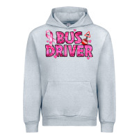 Heather Grey breast cancer bus driver Urban Hoodie - texasbilliewilder