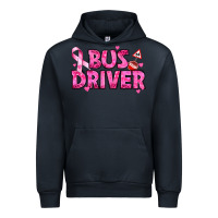 Navy breast cancer bus driver Urban Hoodie - texasbilliewilder