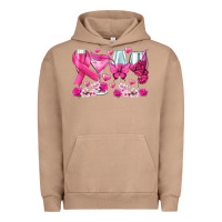 Pigment Burro breast cancer wine glasses Urban Hoodie - texasbilliewilder
