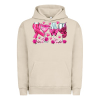 Pigment French Oak breast cancer wine glasses Urban Hoodie - texasbilliewilder