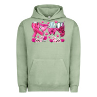 Pigment Oil Green breast cancer wine glasses Urban Hoodie - texasbilliewilder