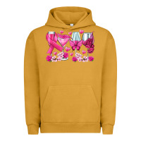 Pigment Peanut Butter breast cancer wine glasses Urban Hoodie - texasbilliewilder