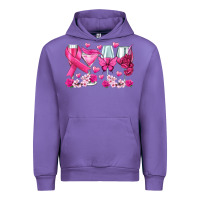 Tulip breast cancer wine glasses Urban Hoodie - texasbilliewilder