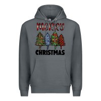 Rock merry christmas trees Premium Hoodie - RanaPortraitStore