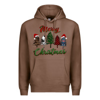 Chestnut merry christmas trees Premium Hoodie - RanaPortraitStore