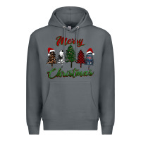 Rock merry christmas trees Premium Hoodie - RanaPortraitStore