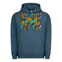 Pigment Midnight Navy be you do you for you Urban Hoodie - Zillion Design Studio