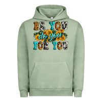 Pigment Oil Green be you do you for you Urban Hoodie - Zillion Design Studio