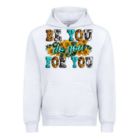 White be you do you for you Urban Hoodie - Zillion Design Studio