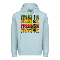 Blue Mist Freedom 1865 Premium Hoodie - Zillion Design Studio