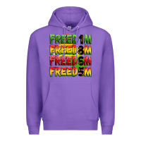 Purple Freedom 1865 Premium Hoodie - Zillion Design Studio