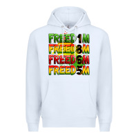 White Freedom 1865 Premium Hoodie - Zillion Design Studio