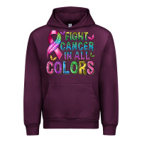 Mauve Wine fight cancer in all colors Urban Hoodie - texasbilliewilder