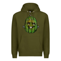 Army Green leopard pumpkin frankestein Premium Hoodie - RanaPortraitStore