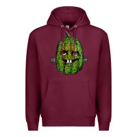 Burgundy leopard pumpkin frankestein Premium Hoodie - RanaPortraitStore