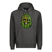 Charcoal Heather leopard pumpkin frankestein Premium Hoodie - RanaPortraitStore