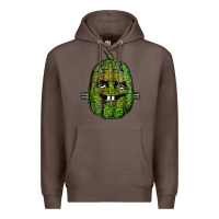 Coffee leopard pumpkin frankestein Premium Hoodie - RanaPortraitStore