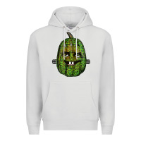Dove Grey leopard pumpkin frankestein Premium Hoodie - RanaPortraitStore