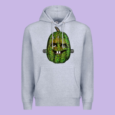 Leopard Pumpkin Frankestein Premium Hoodie Designed By Ranaportraitstore
